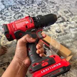 Craftsman Red and Black Toy Drill